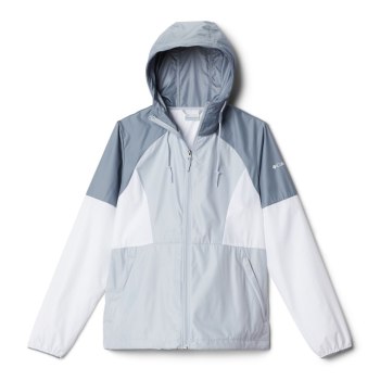 Columbia Ženske Jakne - Side Hill Windbreaker Sive Bijele | CUYL-69845